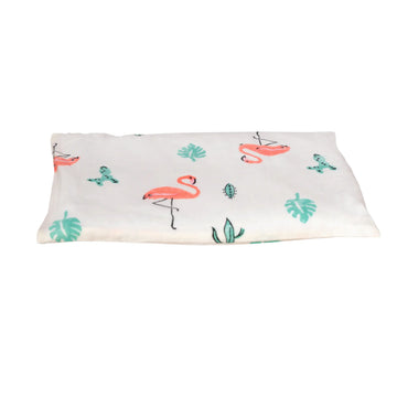 Flamingo mustard pillow