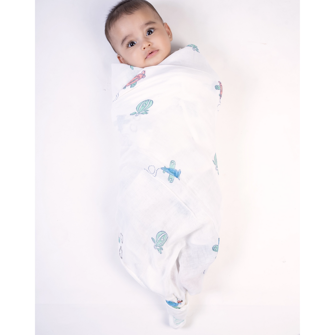 Muslin Swaddle- Hot Air Balloon