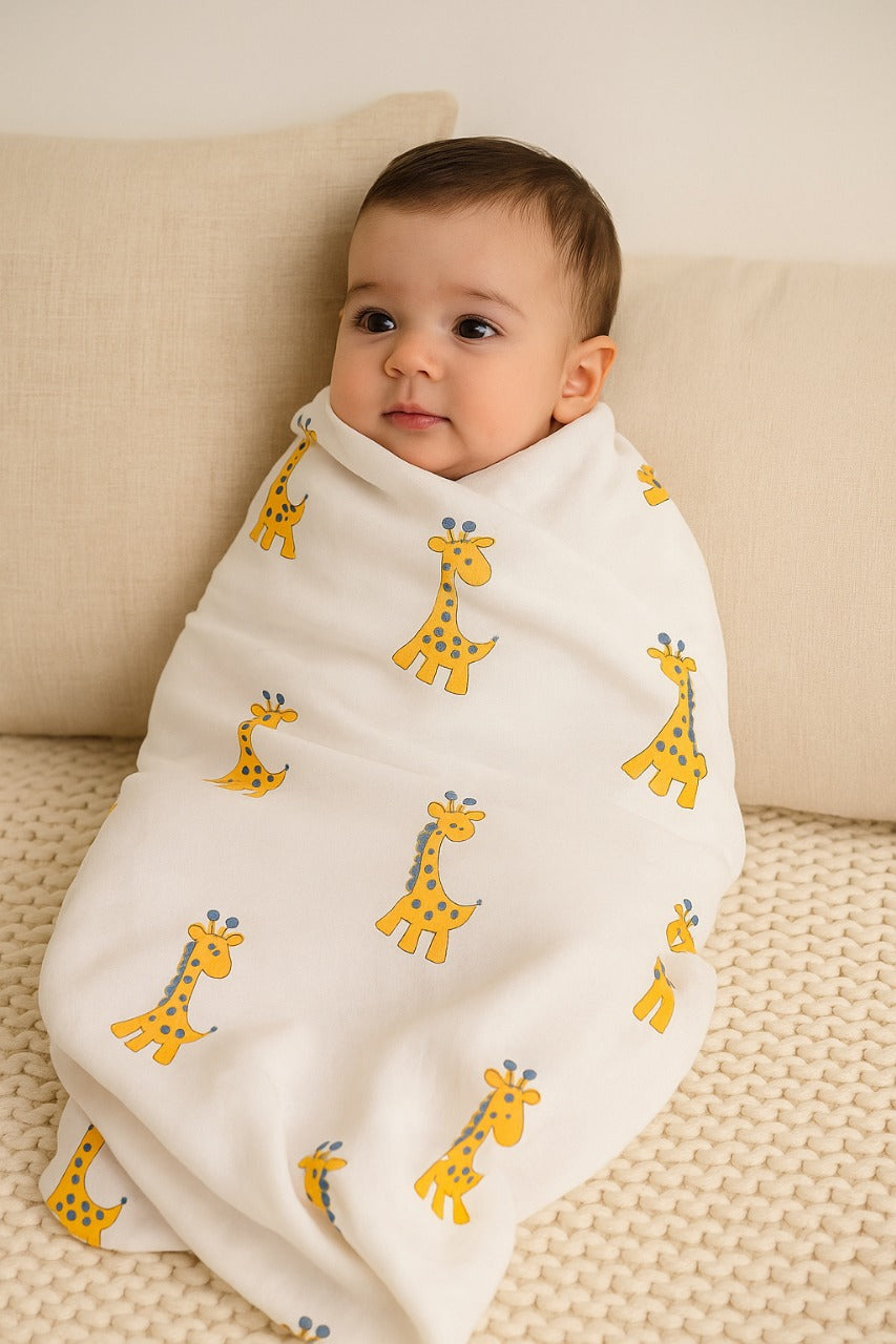 Muslin Dohar- Giraffe