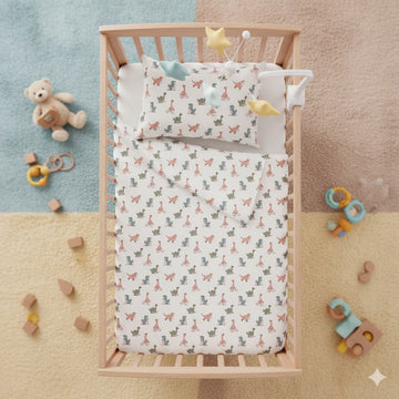 FITTED SHEET SET- DINOSAUR