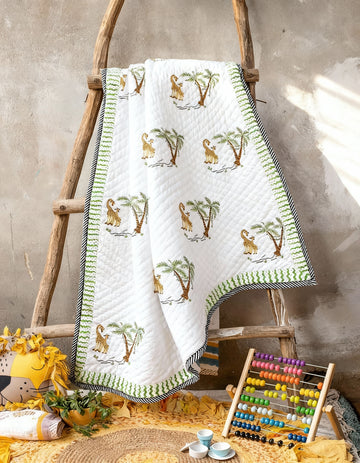 Jungle Giraffe Quilt (0–6 Yrs)